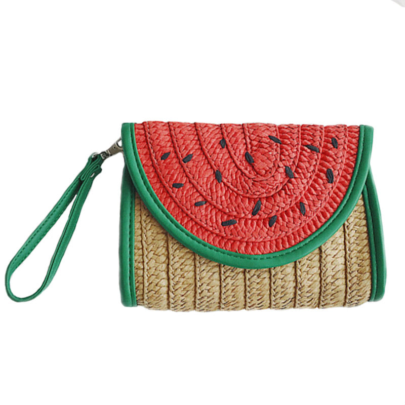 Watermelon Clutch Women's Hand-woven Bag