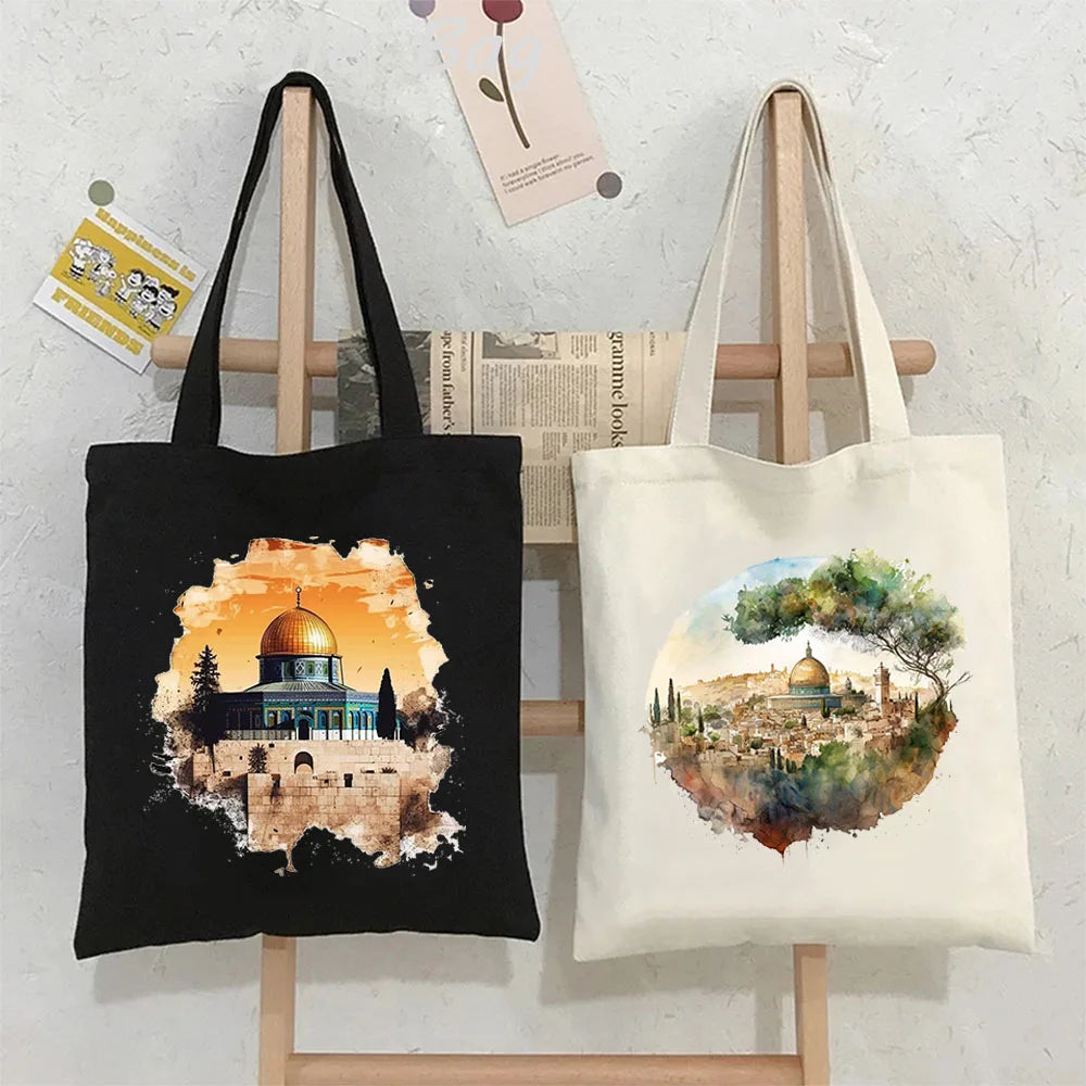 Jerusalem Dome of The Rock Tote Bag