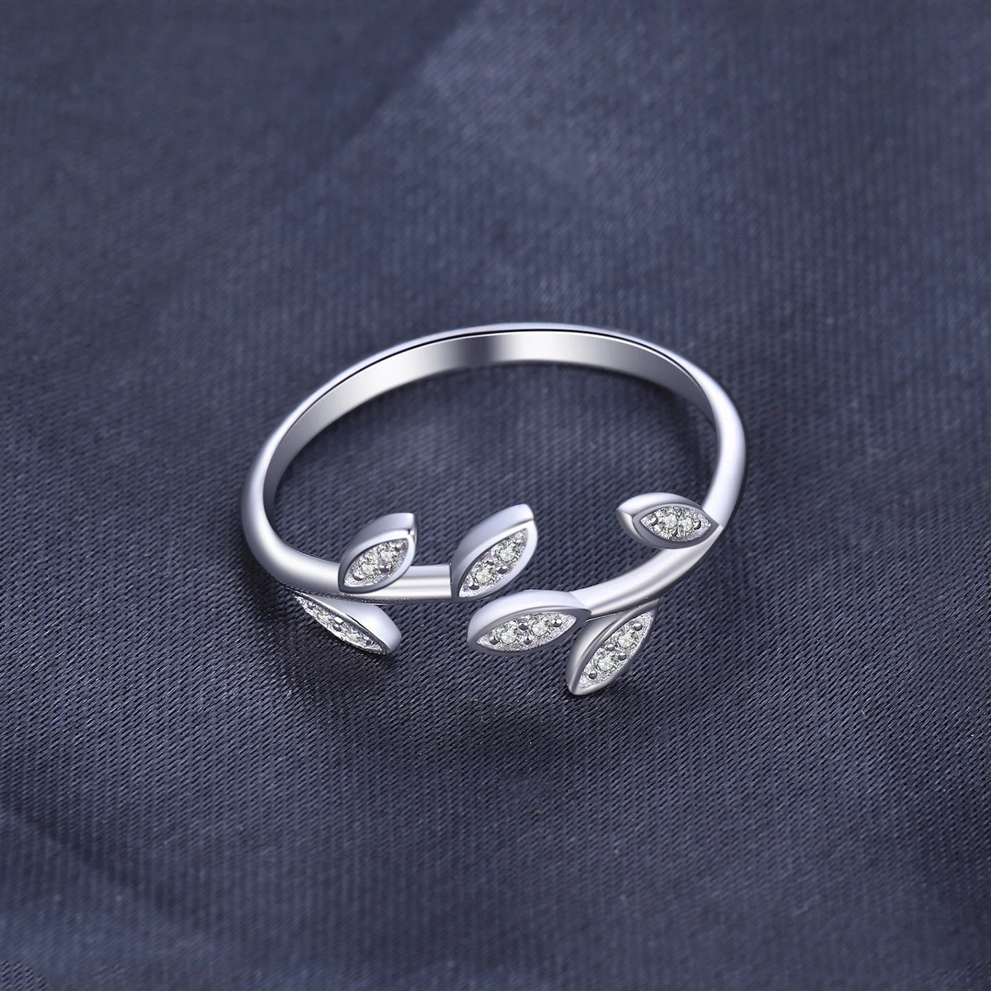 Olive Leaf Silver Ring