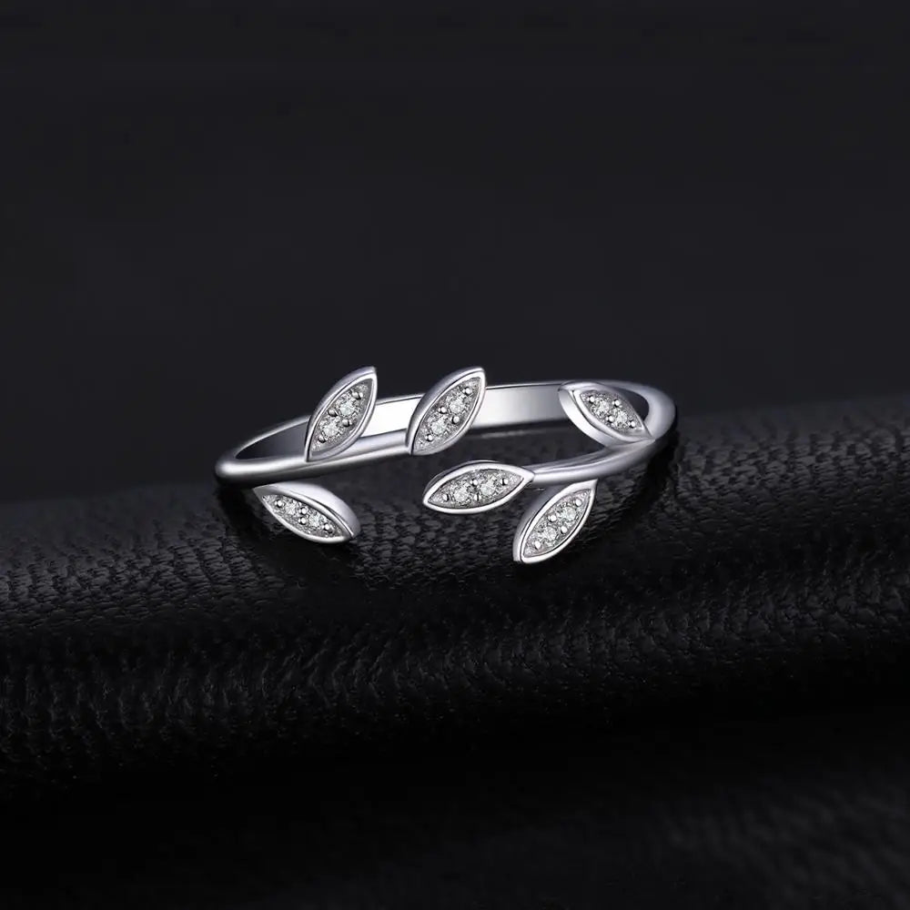 Olive Leaf Silver Ring