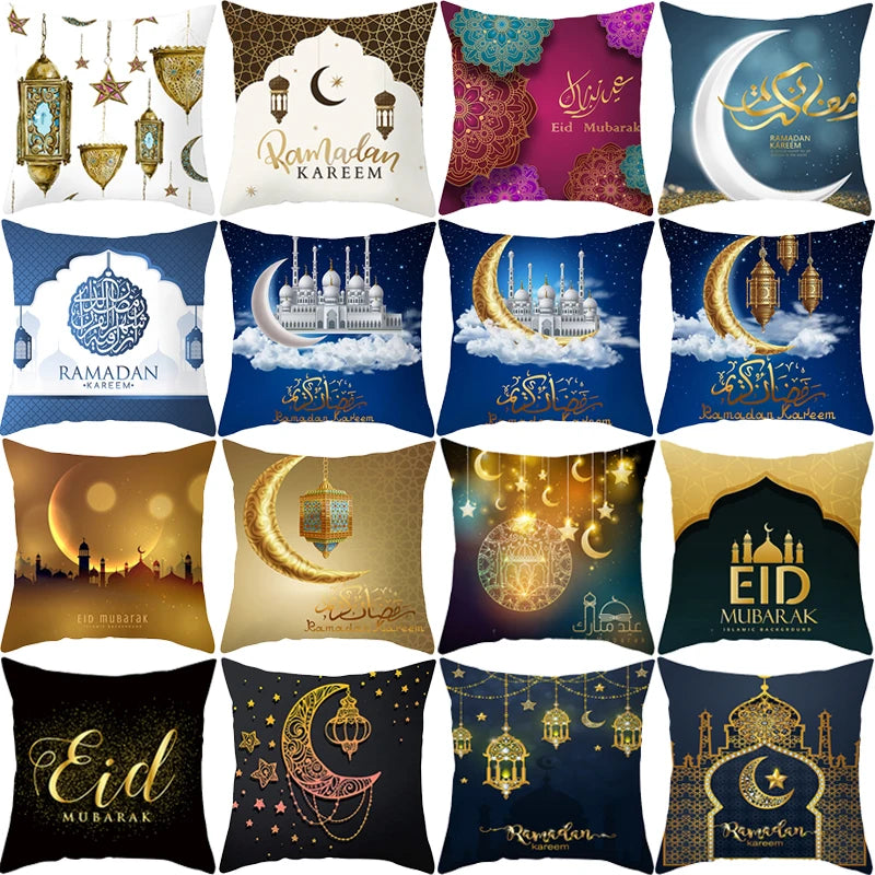 More Ramadan and Eid Pillowcases for Sofa