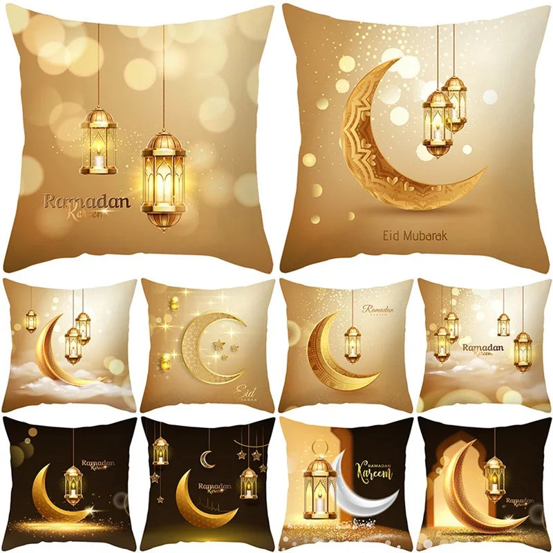 More Ramadan and Eid Pillowcases for Sofa