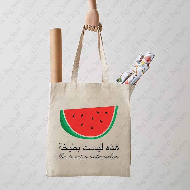 Not A Watermelon Tote Bag Arabic