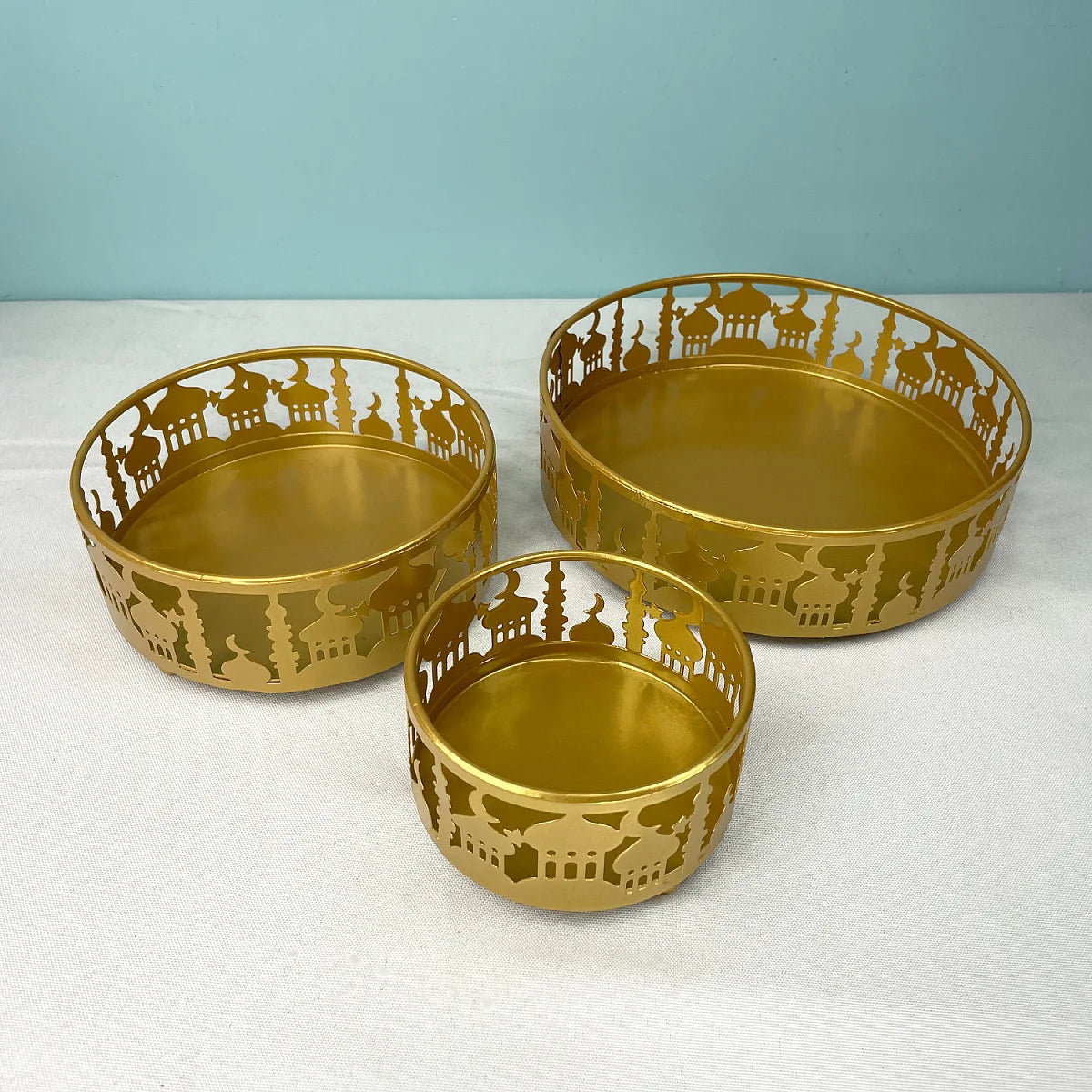 Eid Round Serving Trays