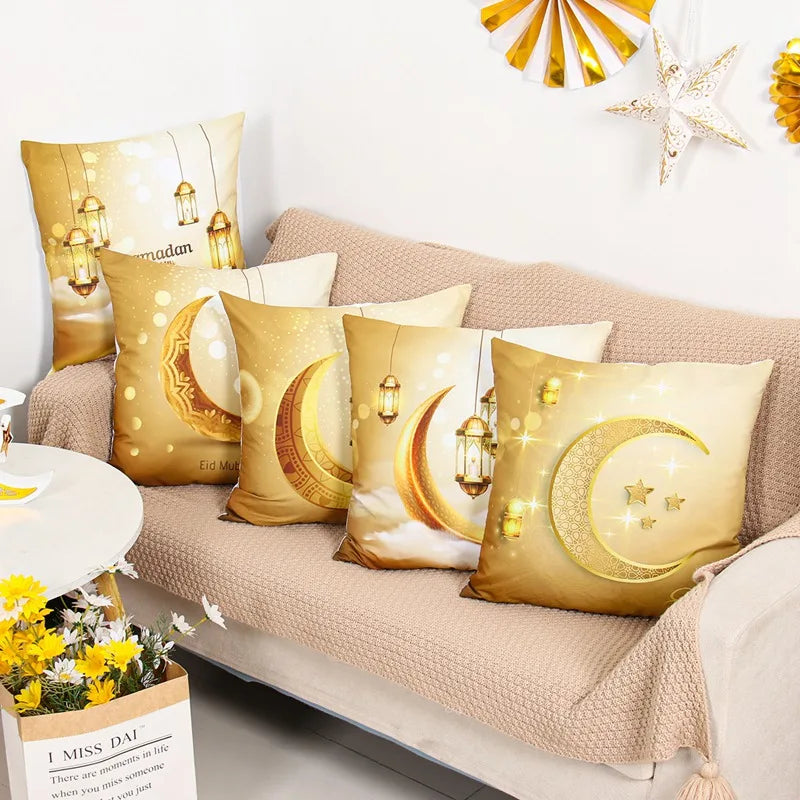 Ramadan and Eid Pillowcases for Sofa