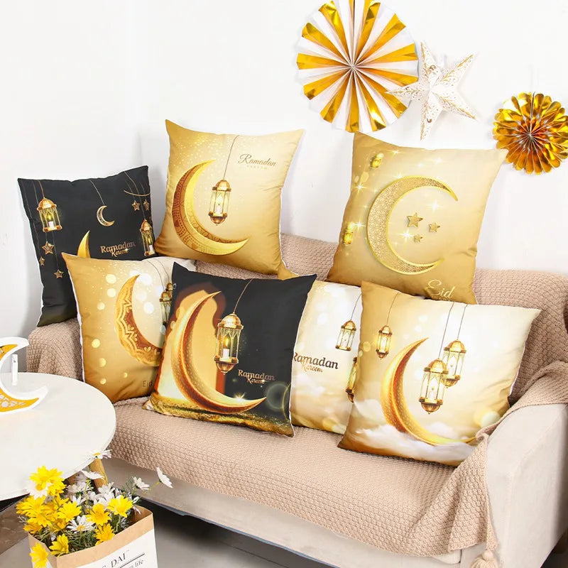 Ramadan and Eid Pillowcases for Sofa