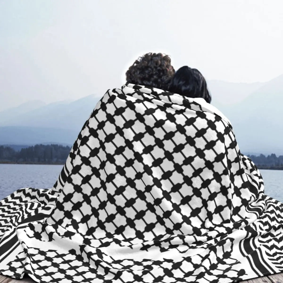 Keffiyeh Throw Blanket for Home