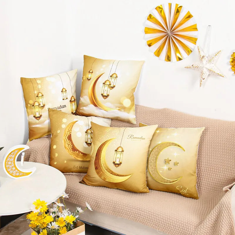 Ramadan and Eid Pillowcases for Sofa