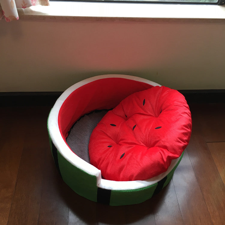 Small Watermelon Pet Bed